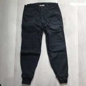 VINCE CHINO PANTS BLACK CARGO ANKLE CROP WOMENS 6